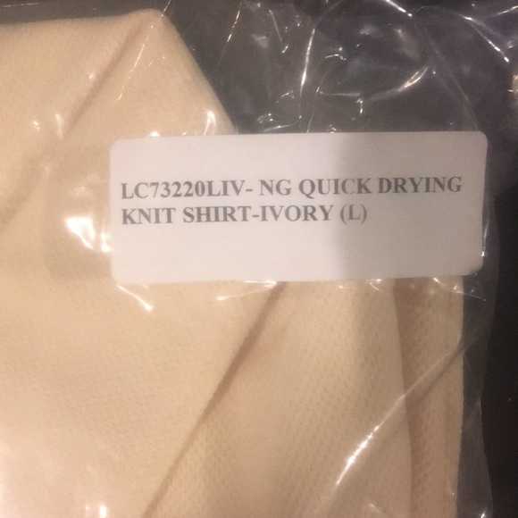 National Geographic Ivory Men’s Polo Shirt Large - Picture 3 of 5